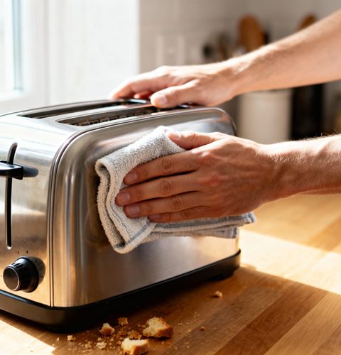 Broodrooster schoonmaken