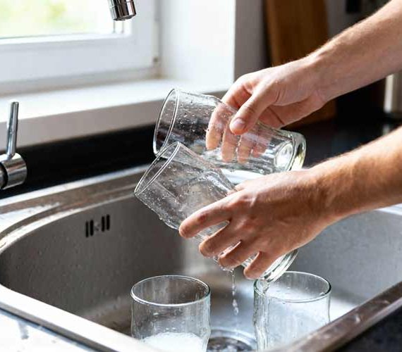 Hoe glazen afwassen?