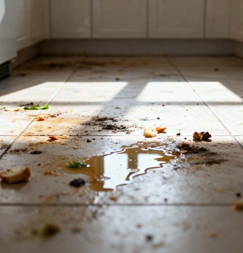 Keukenvloer schoonmaken