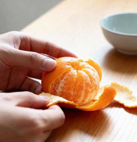 Mandarijn pellen