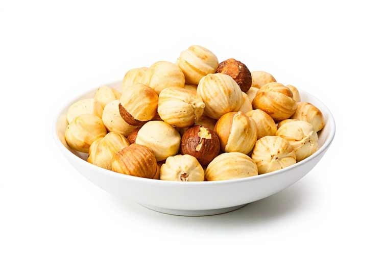 Hazelnoten roosteren