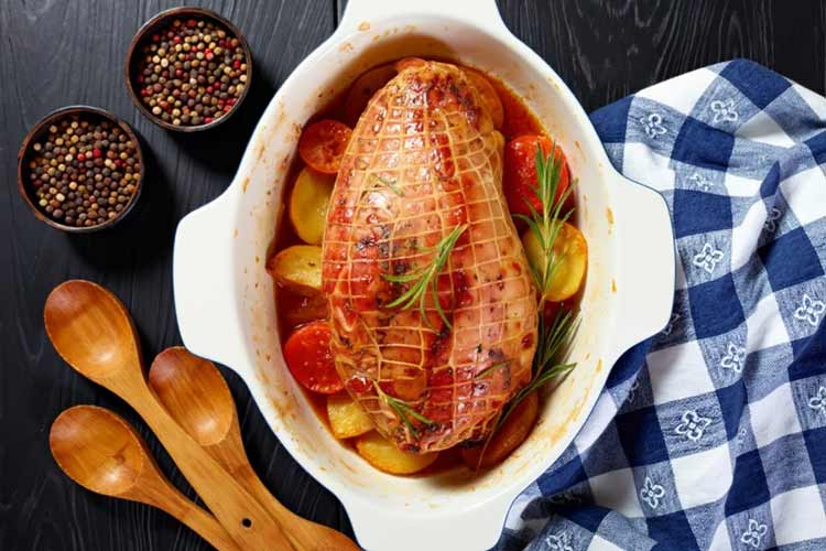 Kalkoenrollade braden