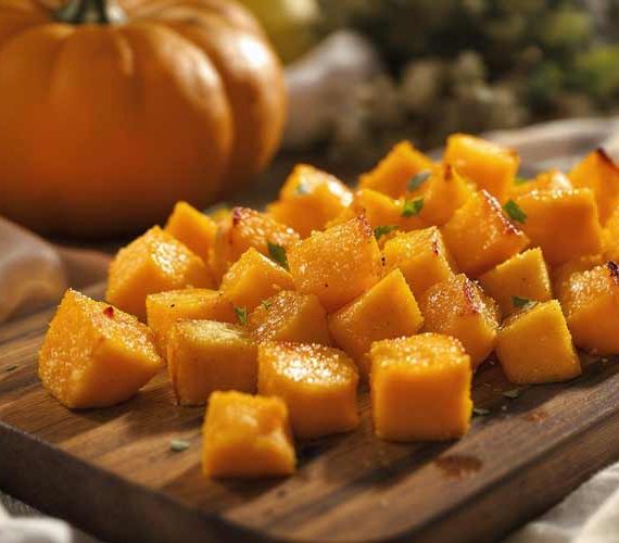 Pompoen bakken