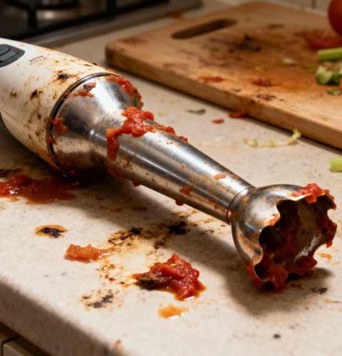 Staafmixer schoonmaken