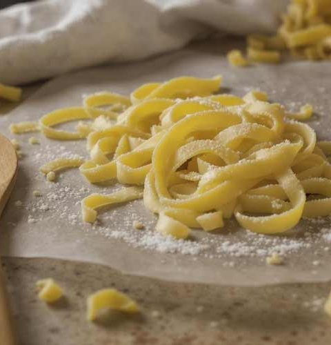 Tagliatelle koken