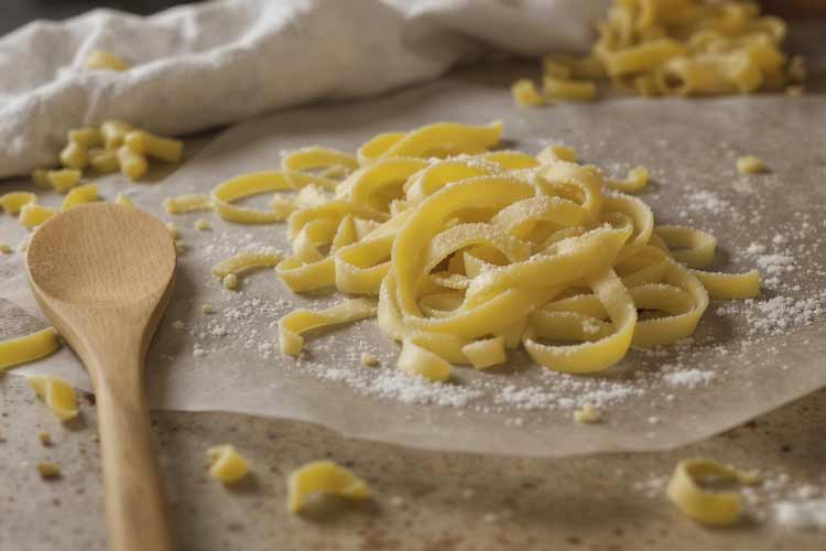 Tagliatelle koken