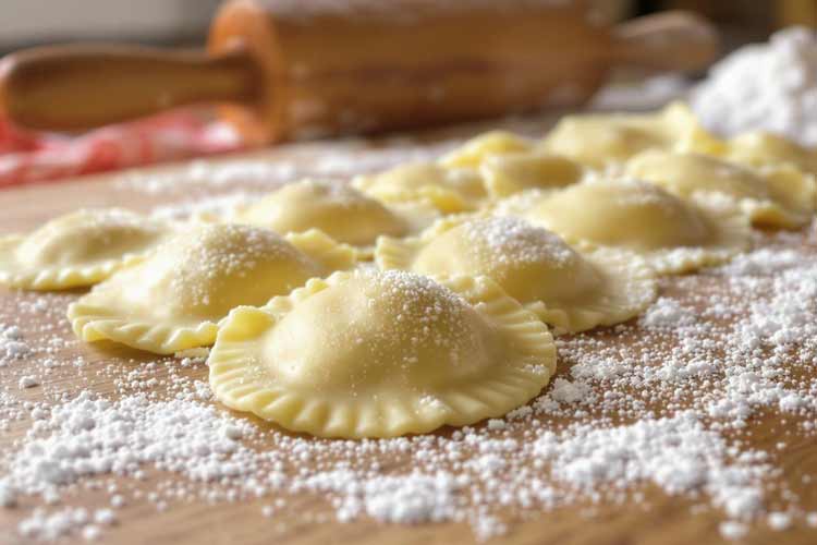 Verse ravioli koken