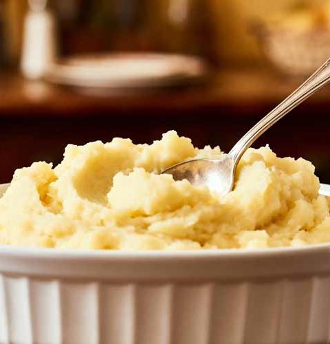 Aardappelpuree opwarmen