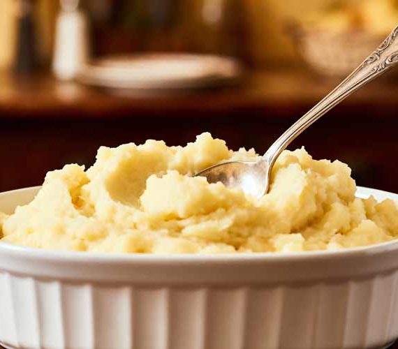 Aardappelpuree opwarmen