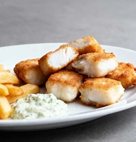 Gebakken vis opwarmen