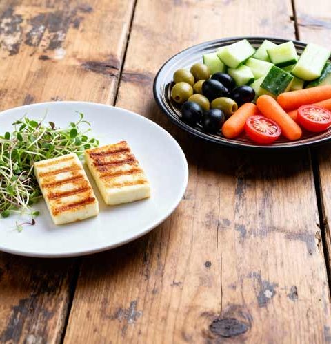 Halloumi bakken