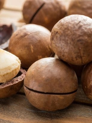 Macadamia noten roosteren