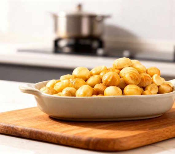 Macadamia noten roosteren