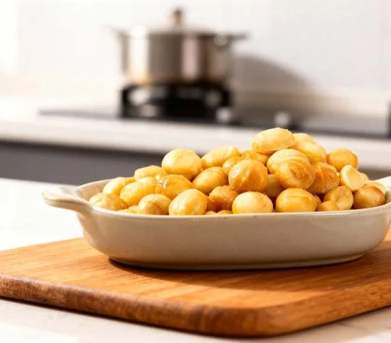 Macadamia noten roosteren