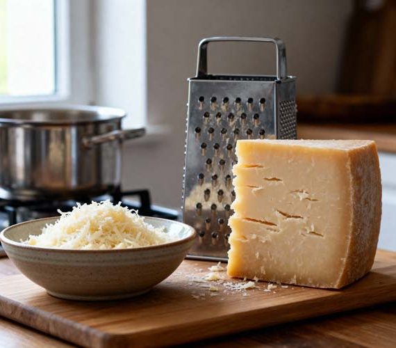 Parmezaanse kaas raspen
