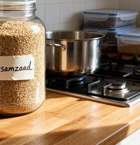 Sesamzaad roosteren