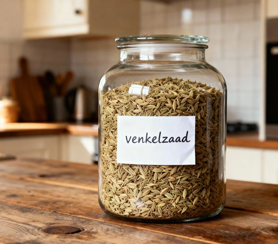 Venkelzaad roosteren