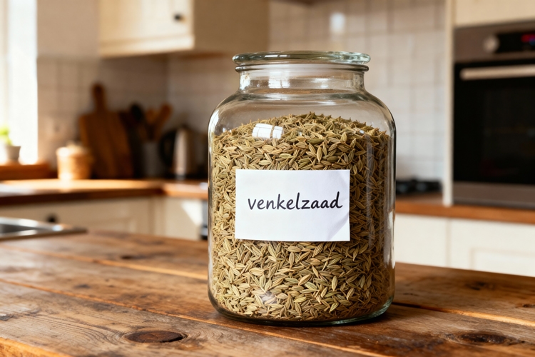 Venkelzaad roosteren