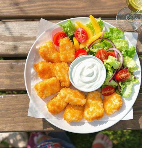 Kipnuggets bakken