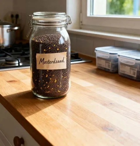 Mosterdzaad roosteren