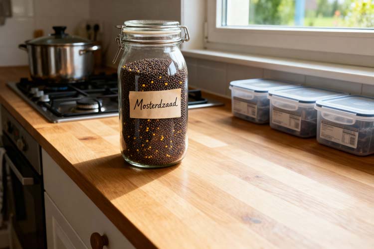 Mosterdzaad roosteren
