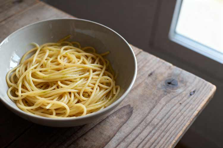 Spaghetti koken