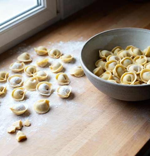 Tortellini koken