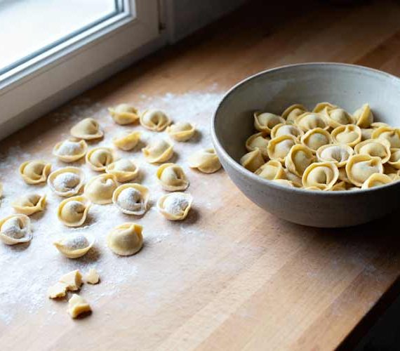 Tortellini koken
