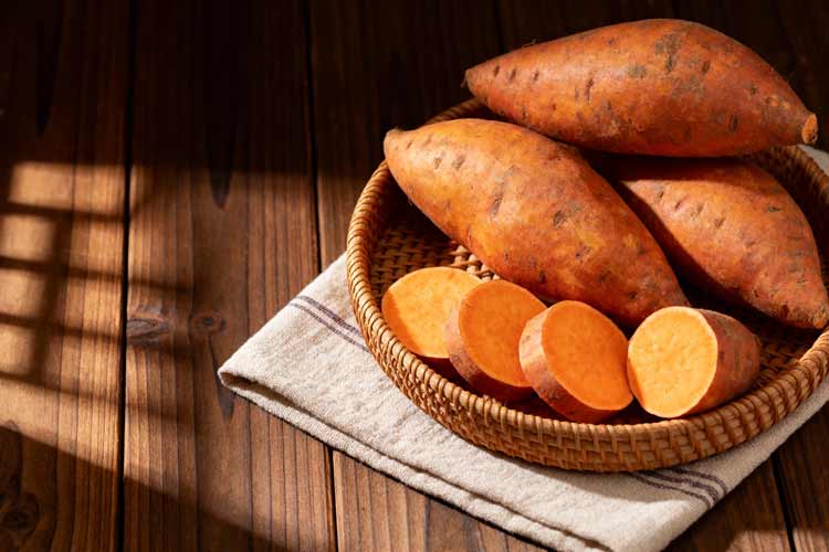 Zoete aardappelen koken