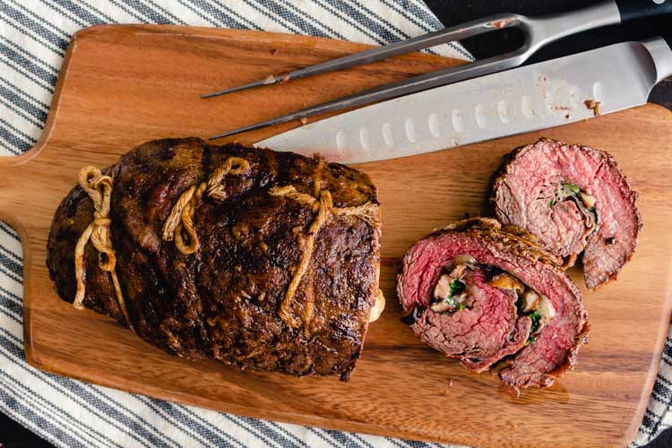 Bavette rollade braden