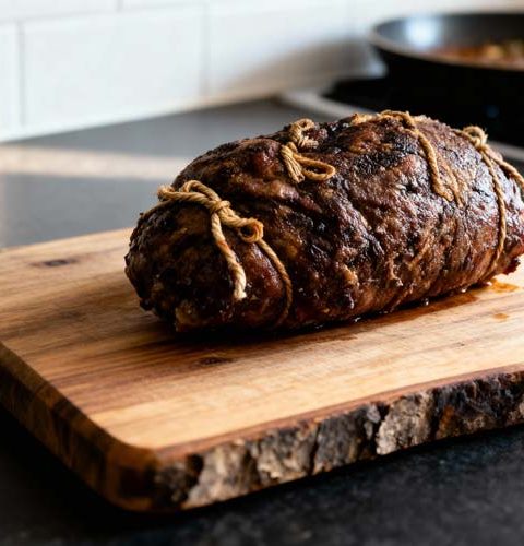 Bavette rollade braden