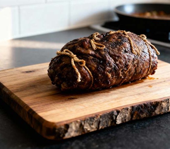 Bavette rollade braden