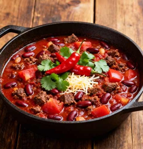 Chili con carne opwarmen