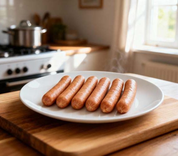 Knakworst opwarmen