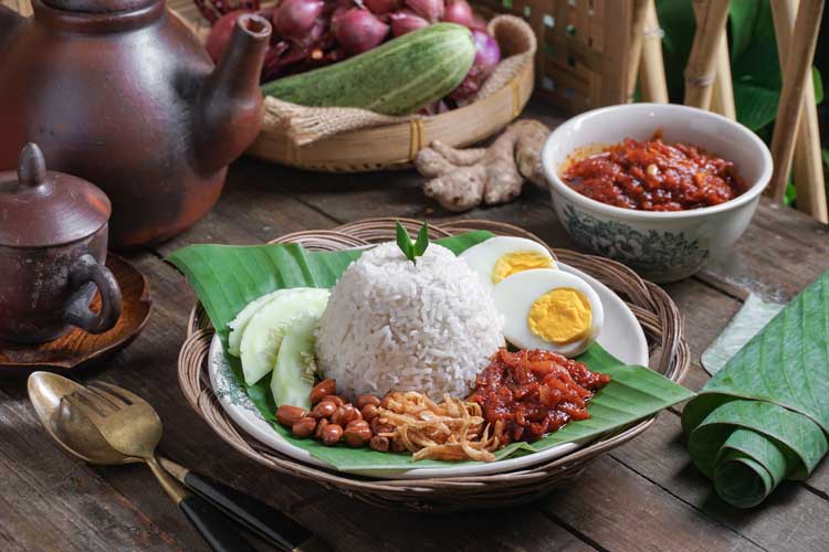 Nasi Lemak maken