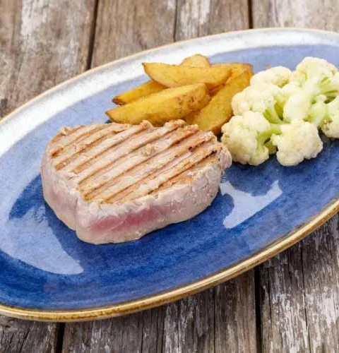 Tonijnsteak bakken