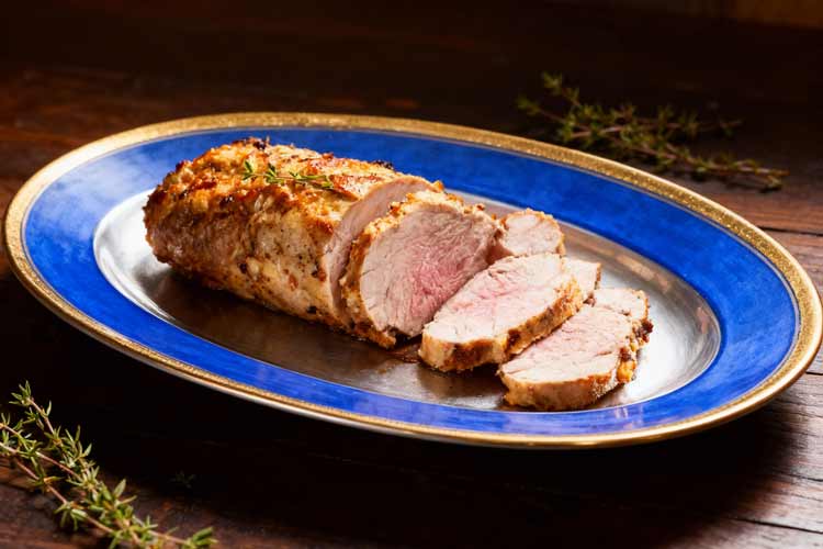 Varkenshaas opwarmen