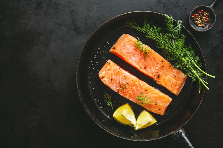 Zalm bakken