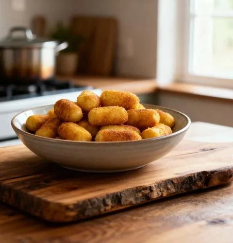 Aardappelkroketjes frituren