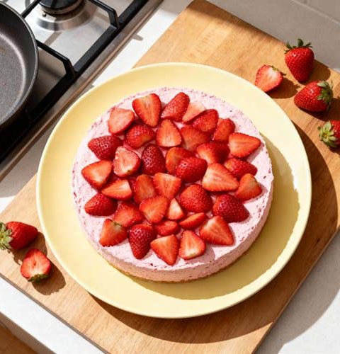 Aardbeien bavarois maken