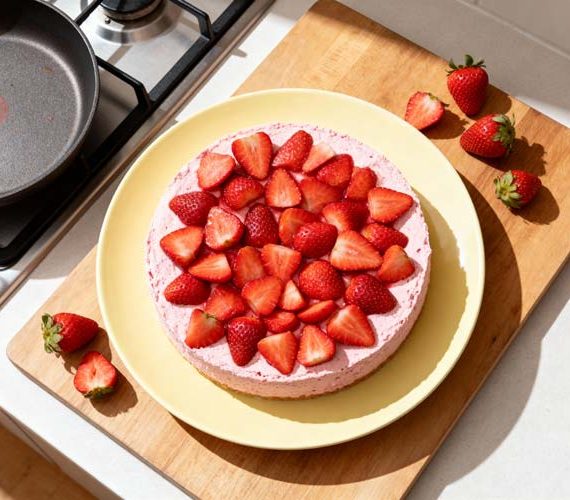 Aardbeien bavarois maken