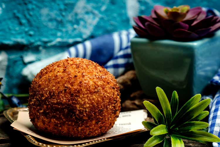 Eierbal frituren