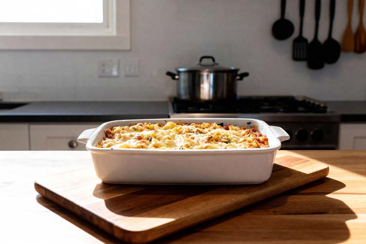 Ovenschotel opwarmen