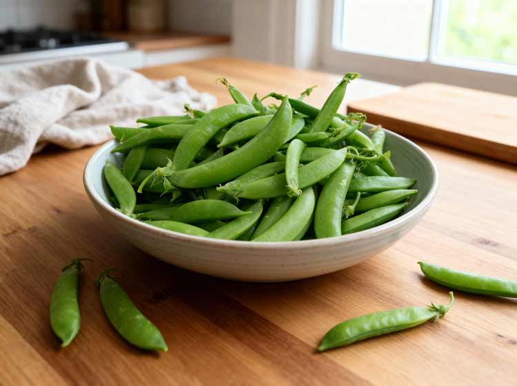 Sugar snaps koken