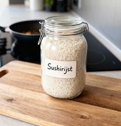 Sushirijst koken