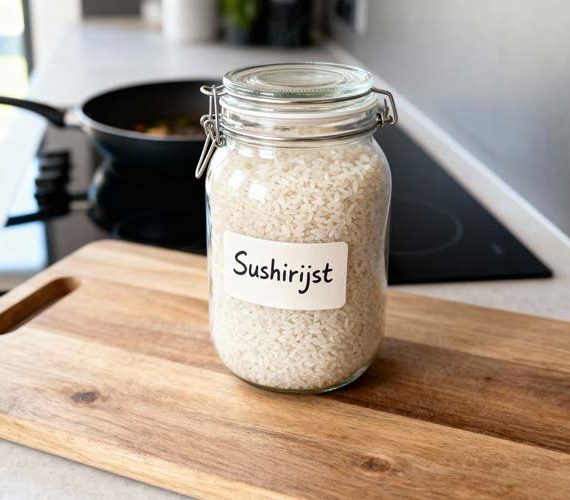 Sushirijst koken