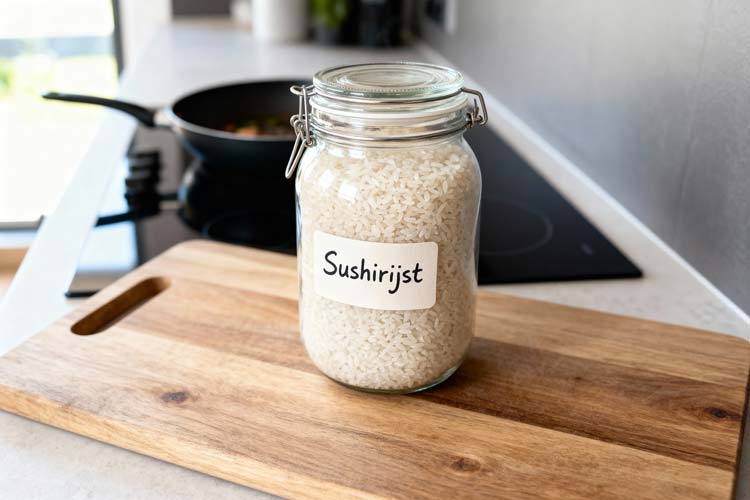 Sushirijst koken