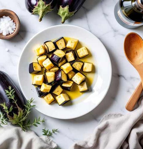 Aubergine koken
