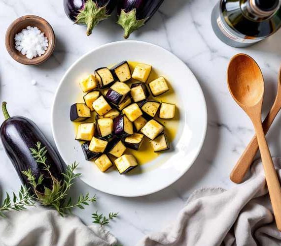 Aubergine koken