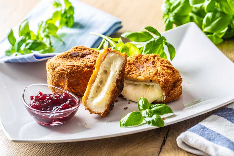 Camembert bakken